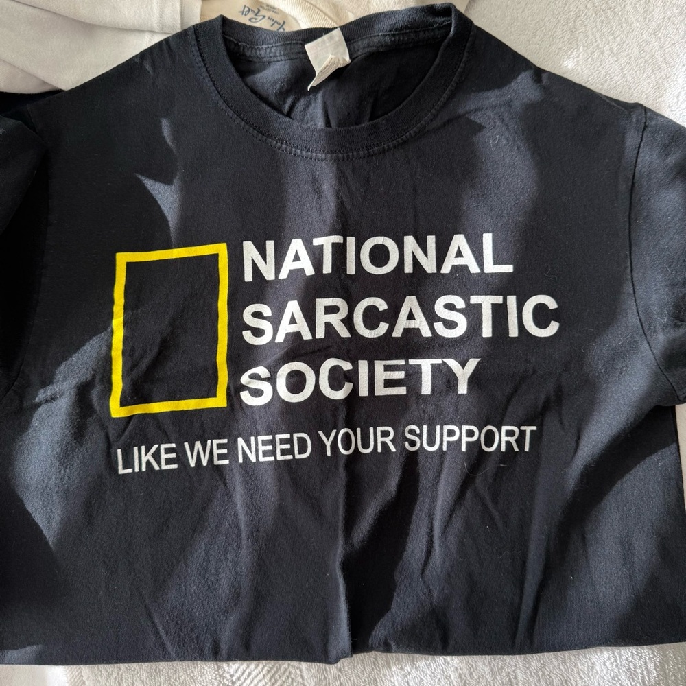 Black graphic tee